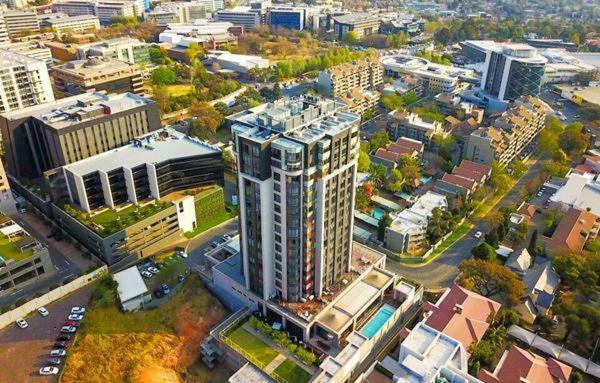 Sandton Skye Premium Suites & Penthouses โจฮันเนสเบิร์ก ภายนอก รูปภาพ